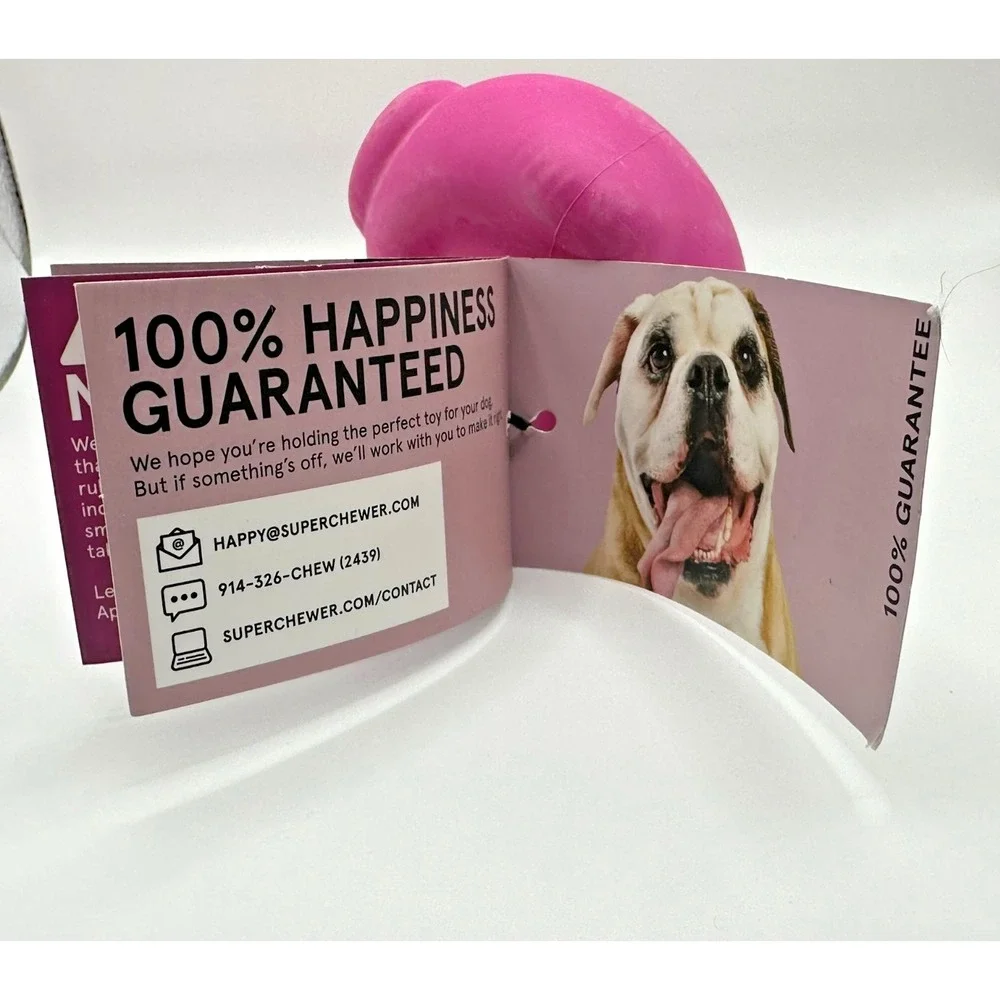 Bark Super Chewer M Flambuoyant Flamingo - Treat Dispensing, Dishwasher Safe